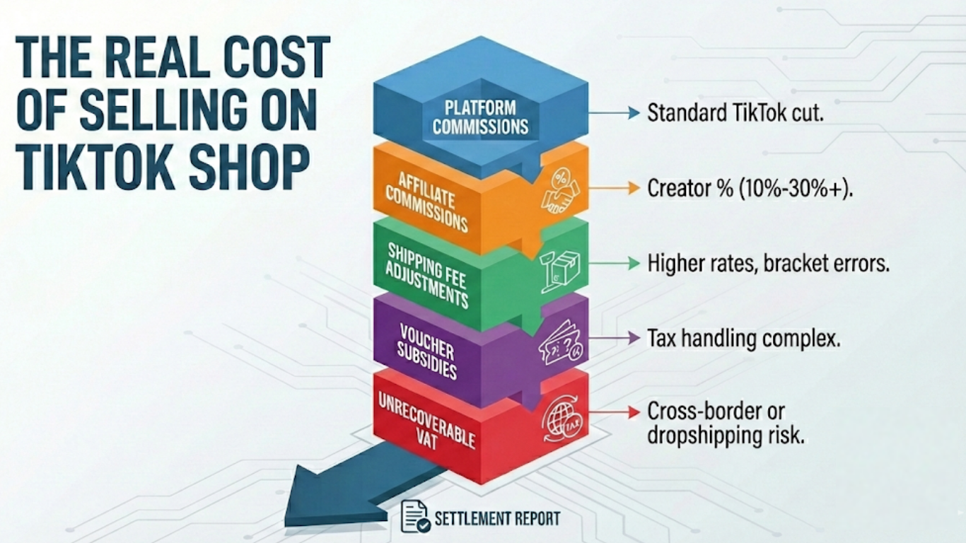 cost of selling on tiktok
