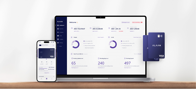 Screenshot of Alaan Dashboard