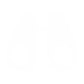 Icon of binoculars with two circular lenses and a connecting bridge.