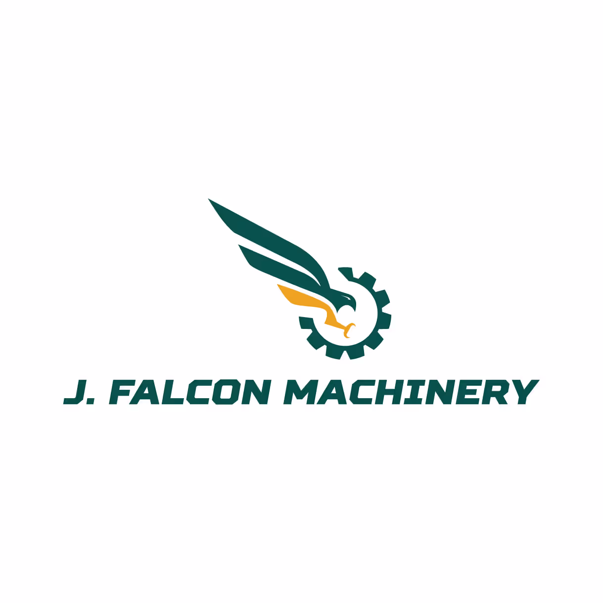 J Falcon Machinery industrial branding