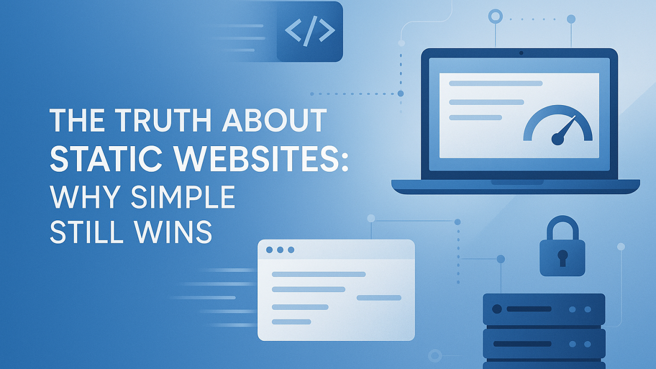  Too many things loading before the page is usable; a lot of websites are too heavy. Here we break down why fast, simple websites still outperform complex ones in 2026, what the numbers actually say, and what it means for your business specifically.