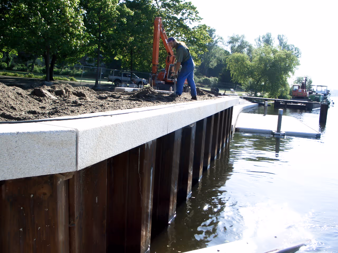 Modulare Steganlage mit Veranstaltungsplattform Imchen Berlin-Kladow