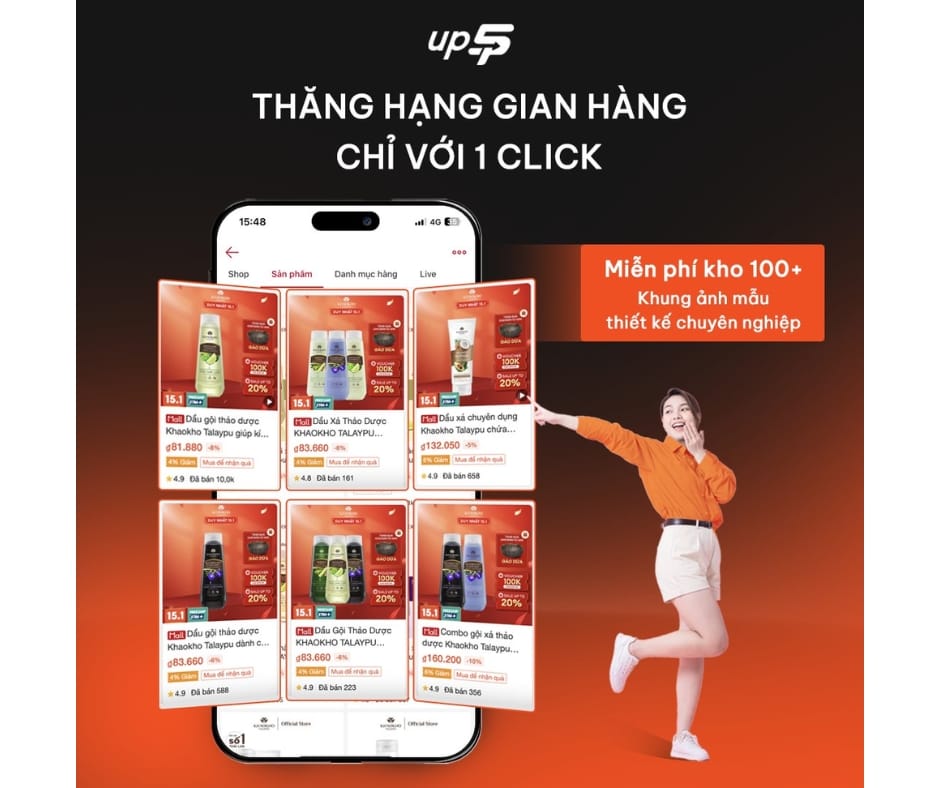 Thay đổi diện mạo gian hàng TMĐT chỉ với 1 click
