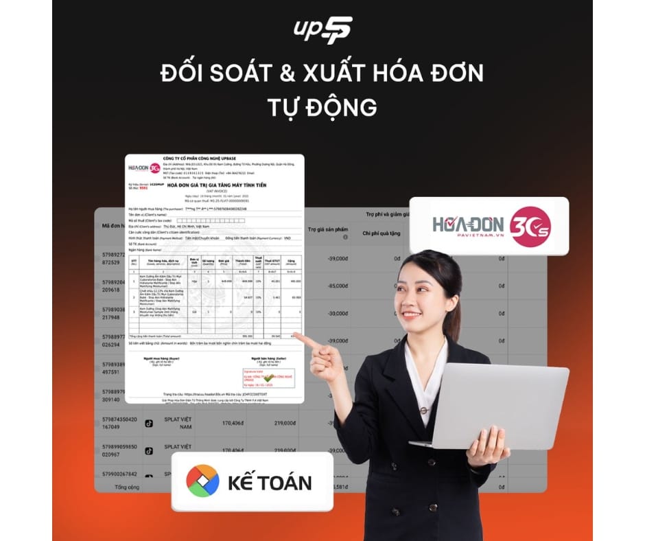 Đối soát doanh thu & Xuất hóa đơn tự động