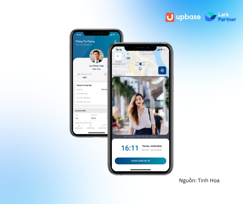 Phần mềm chấm công bằng Face ID Tinh Hoa