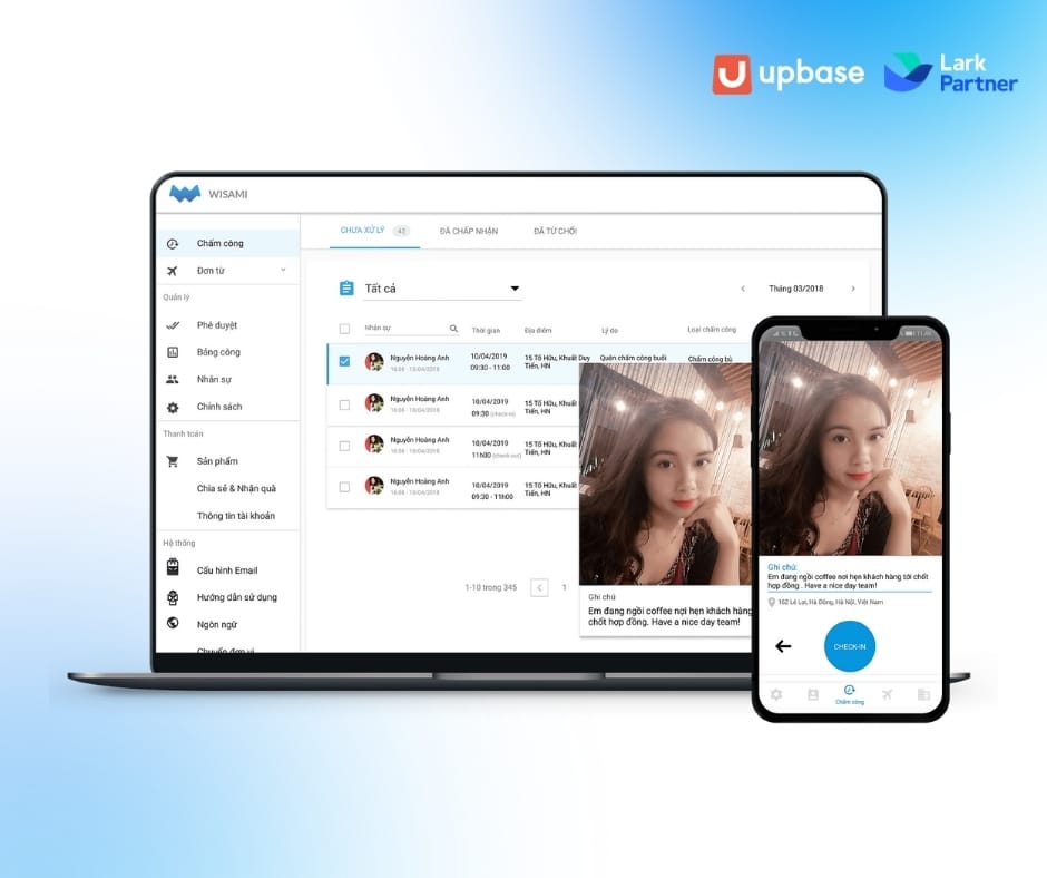 Phần mềm chấm công Wisami