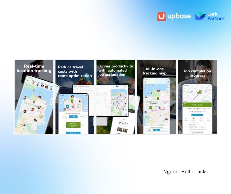 Phần mềm theo dõi và quản lý thời gian thực Hellotracks