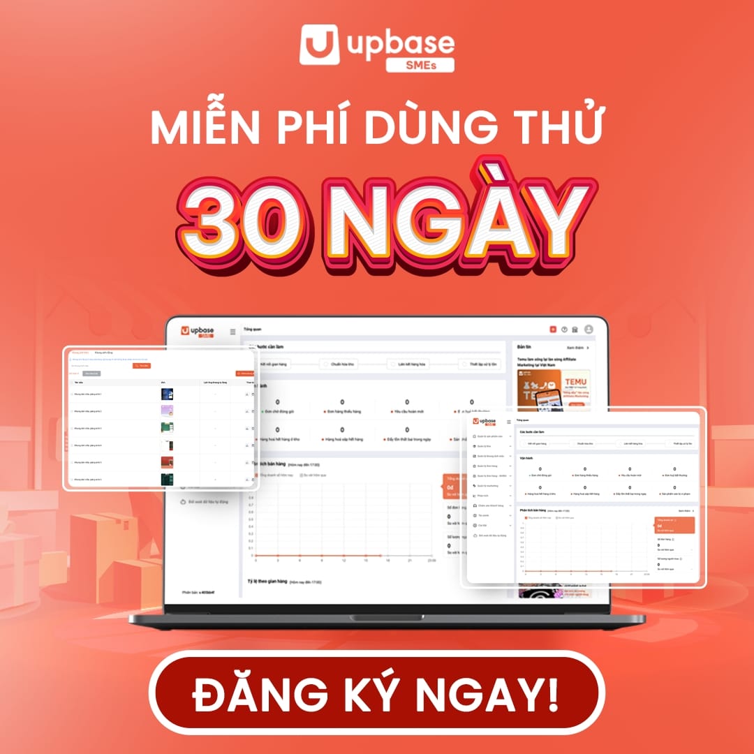 Đăng ký dùng thử phần mềm UpBase SMEs