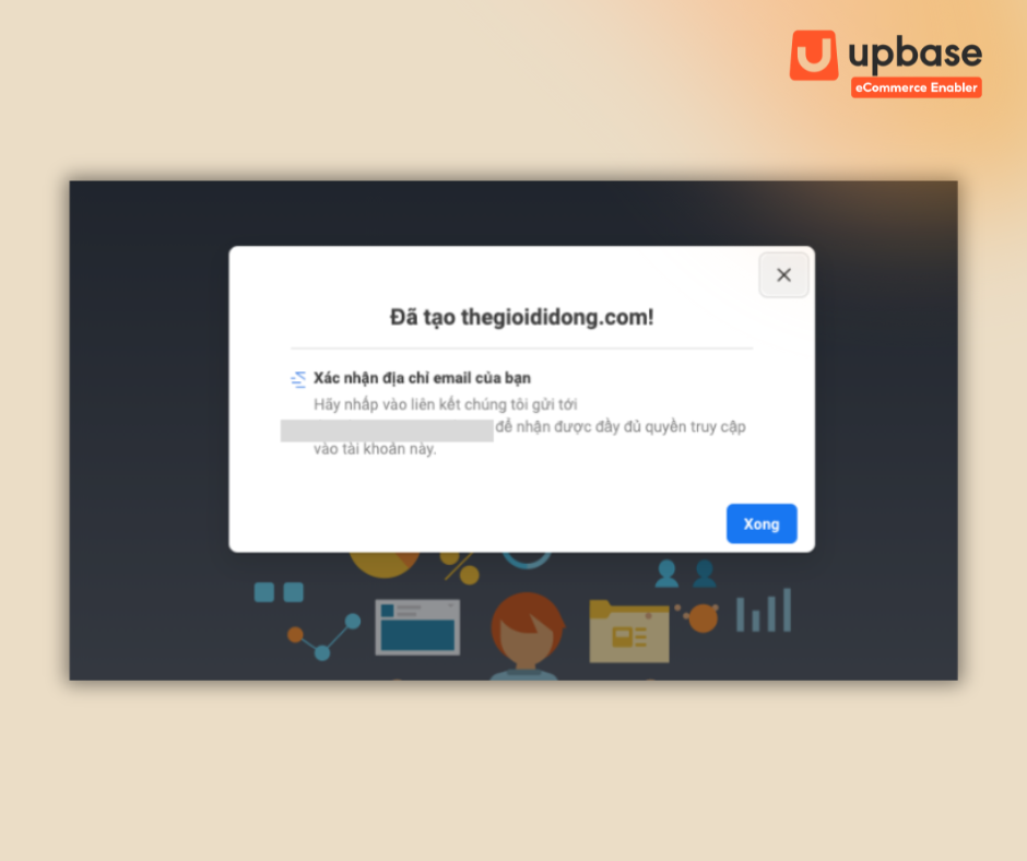 Hệ thống Facebook sẽ gửi yêu cầu xác nhận tài khoản đến Gmail