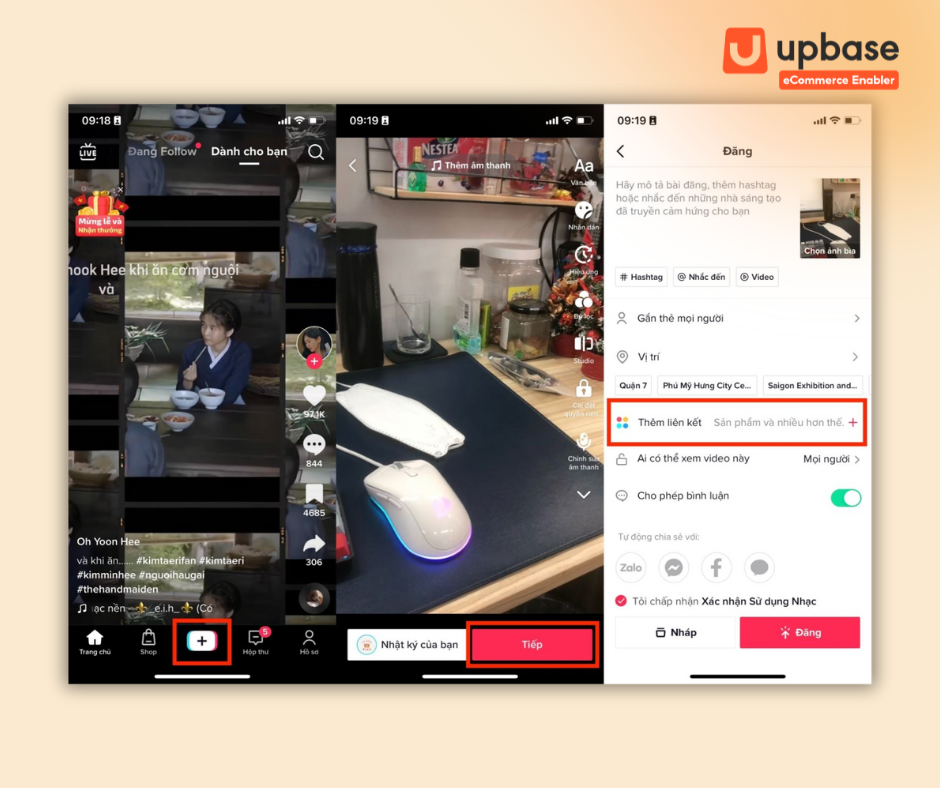 Chọn thêm liên kết