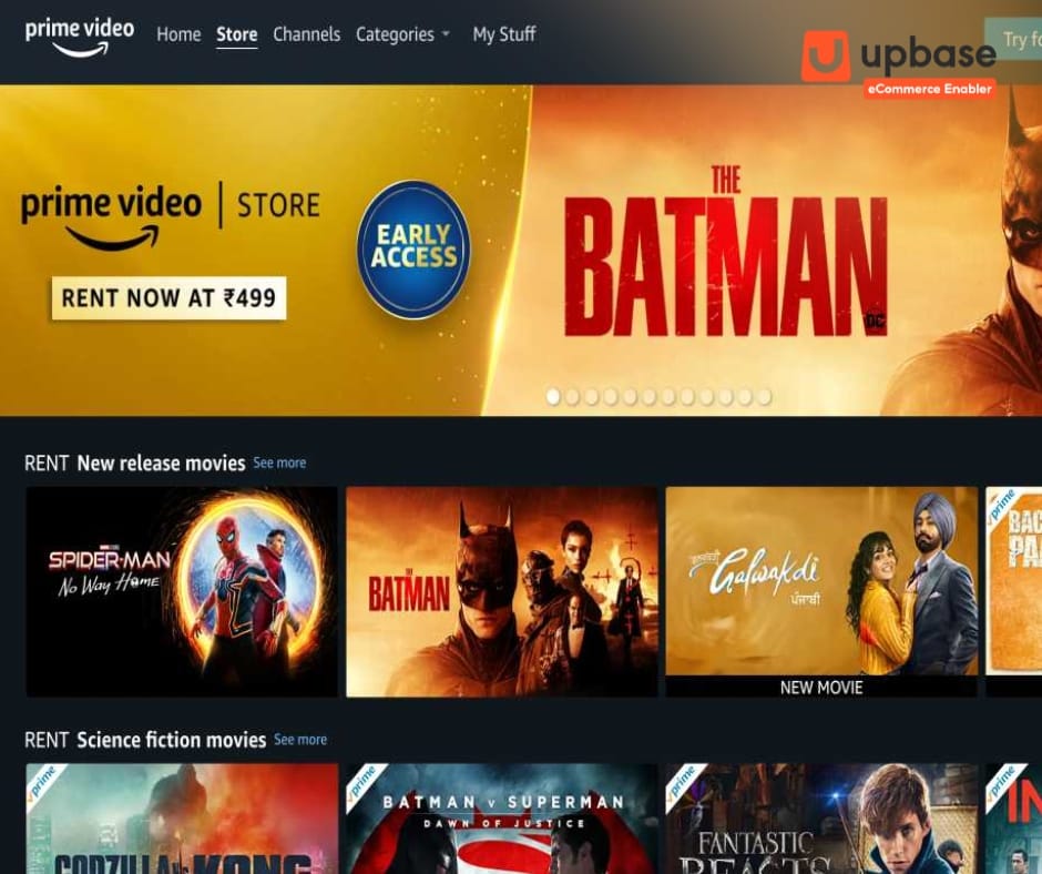 Trải nghiệm kho tàng giải trí trên Amazon Prime Video