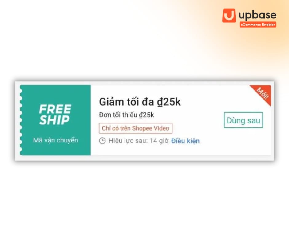 Mã Freeship chỉ có trên Video