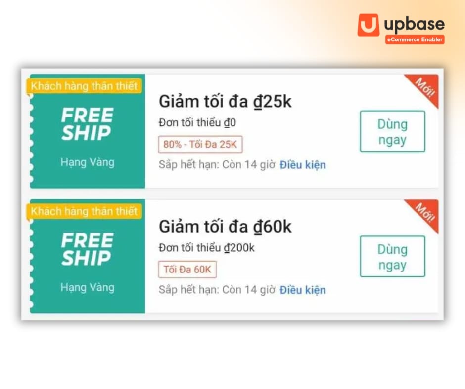 Mã freeship khách hàng thân thiết 