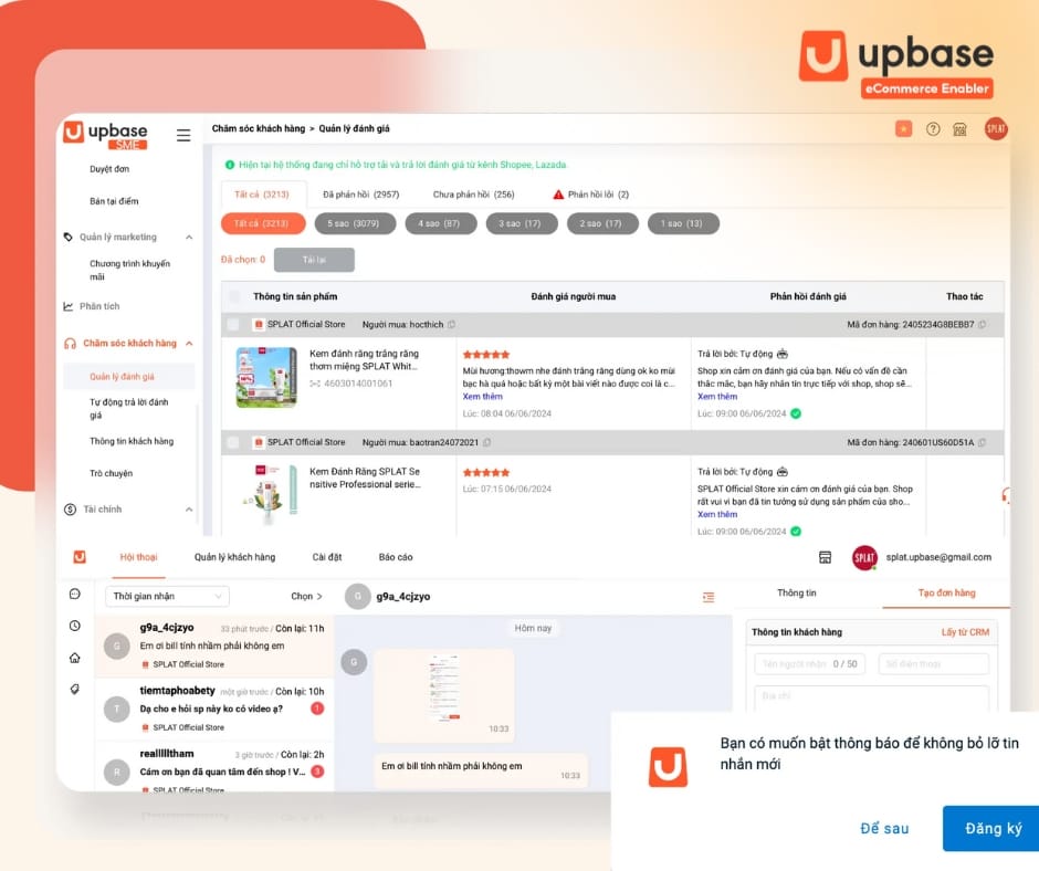 Vận hành TikTok Shop hiệu quả với phần mềm UpBase SMEs