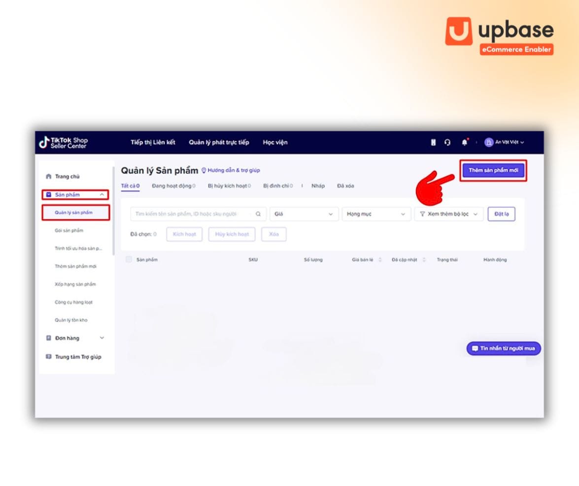 Điền đầy đủ thông tin sản phẩm rồi bấm vào nút “Đăng” để hoàn tất quy trình tạo giỏ hàng.
