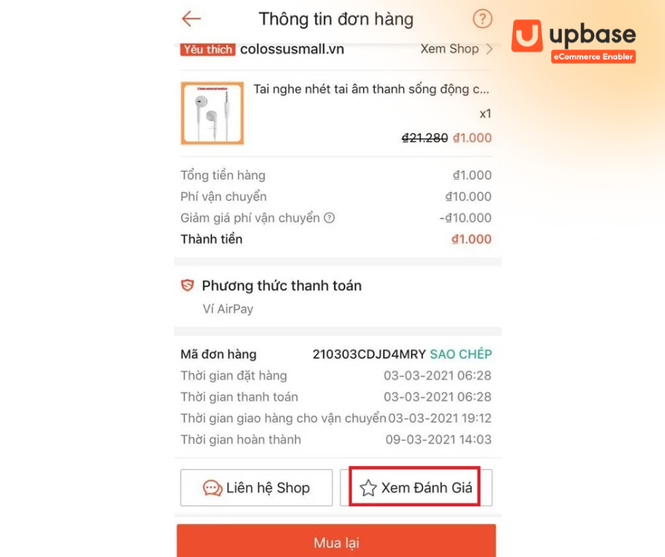 Người mua sửa đánh giá Shopee như thế nào?