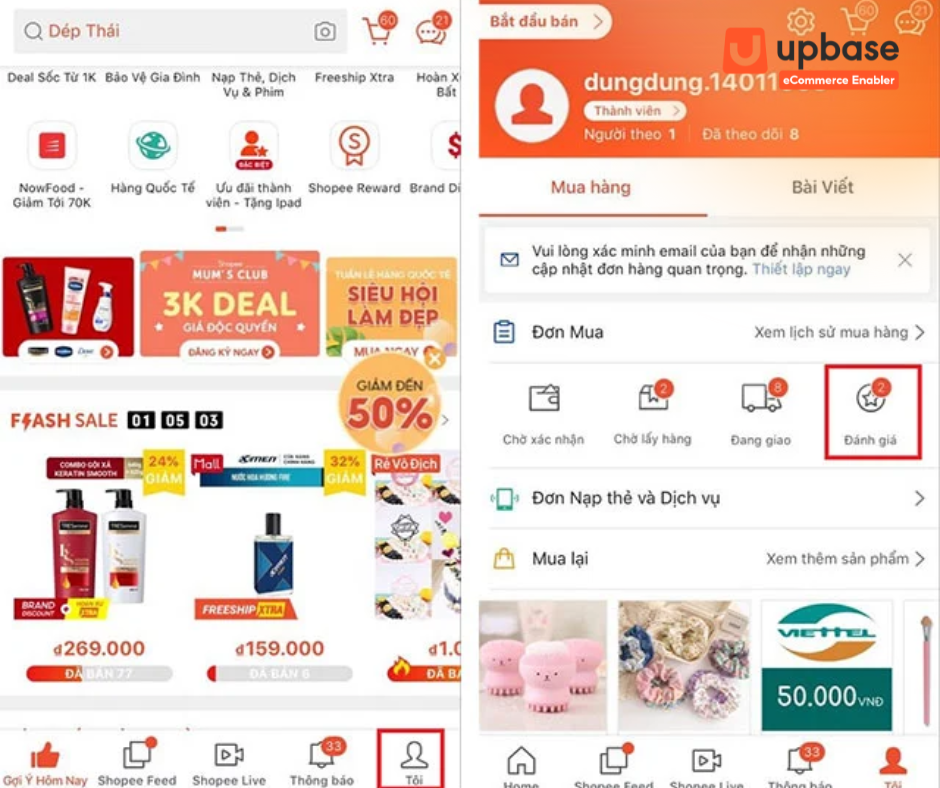 Cách đánh giá sản phẩm