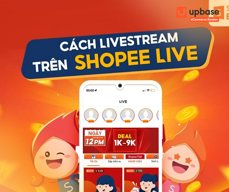 Cách livestream trên Shopee Live