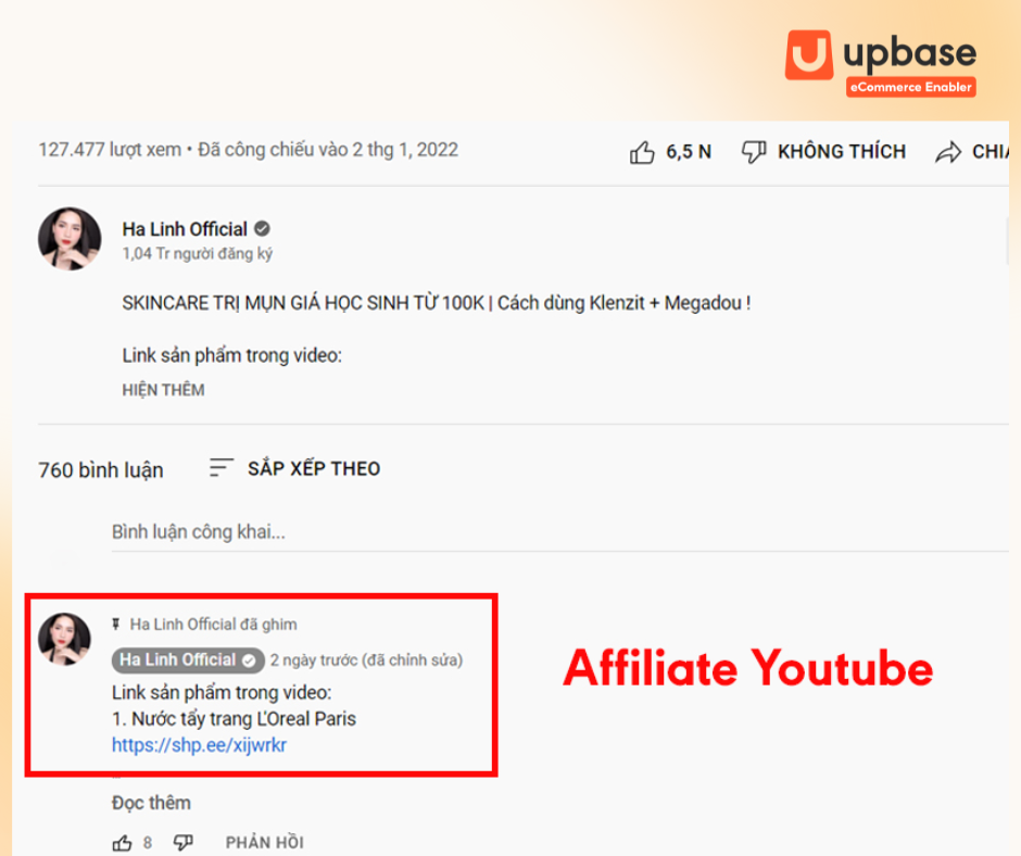 Kênh YouTube review sản phẩm