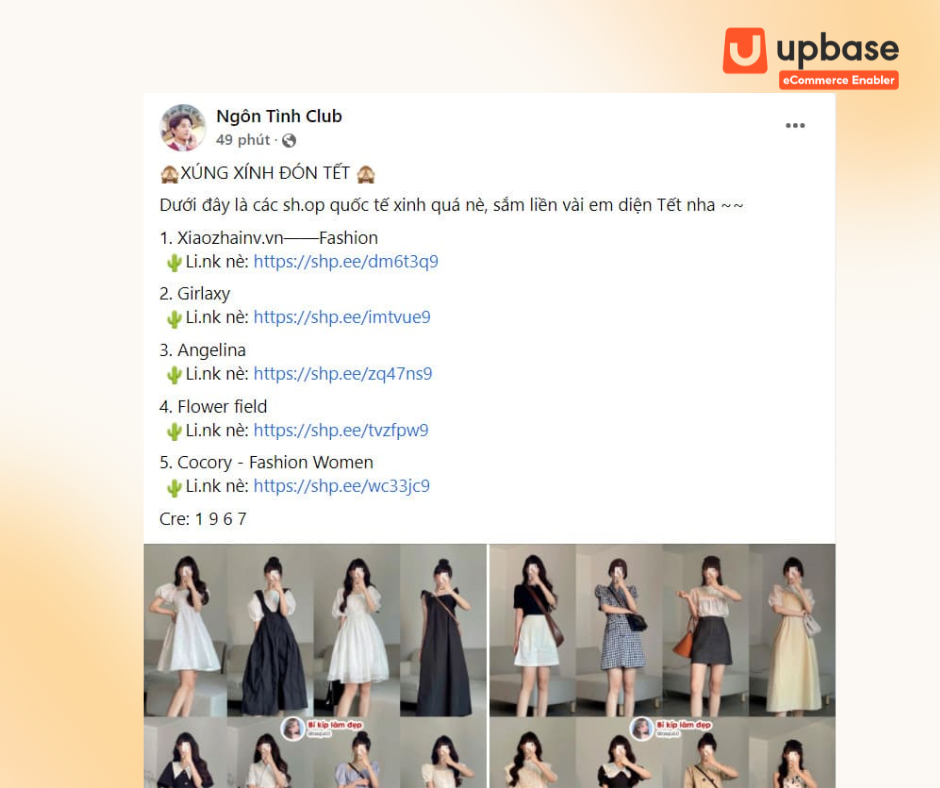 Affiliate Shopee trên Facebook