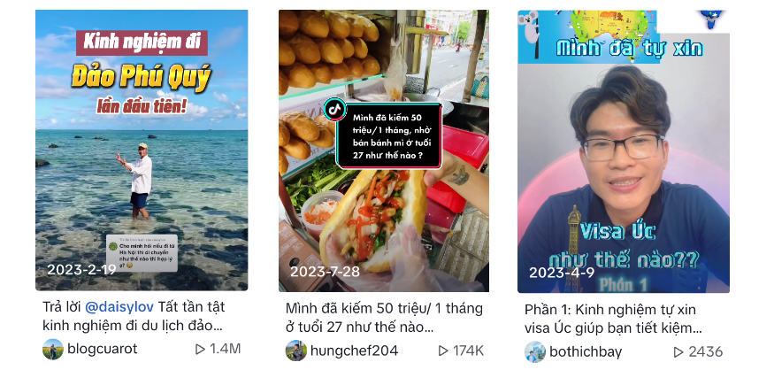 Mẫu kịch bản TikTok chia sẻ kinh nghiệm