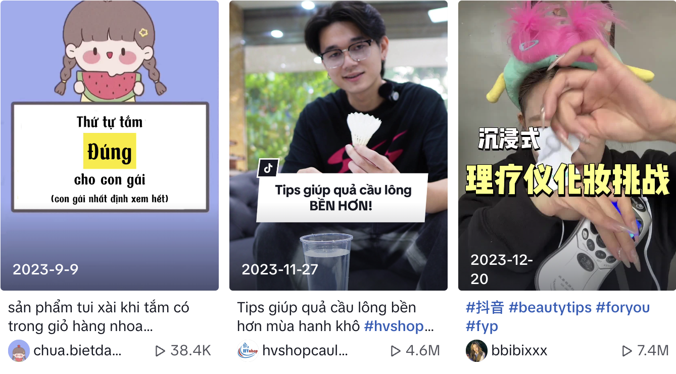 Mẫu kịch bản TikTok hướng dẫn