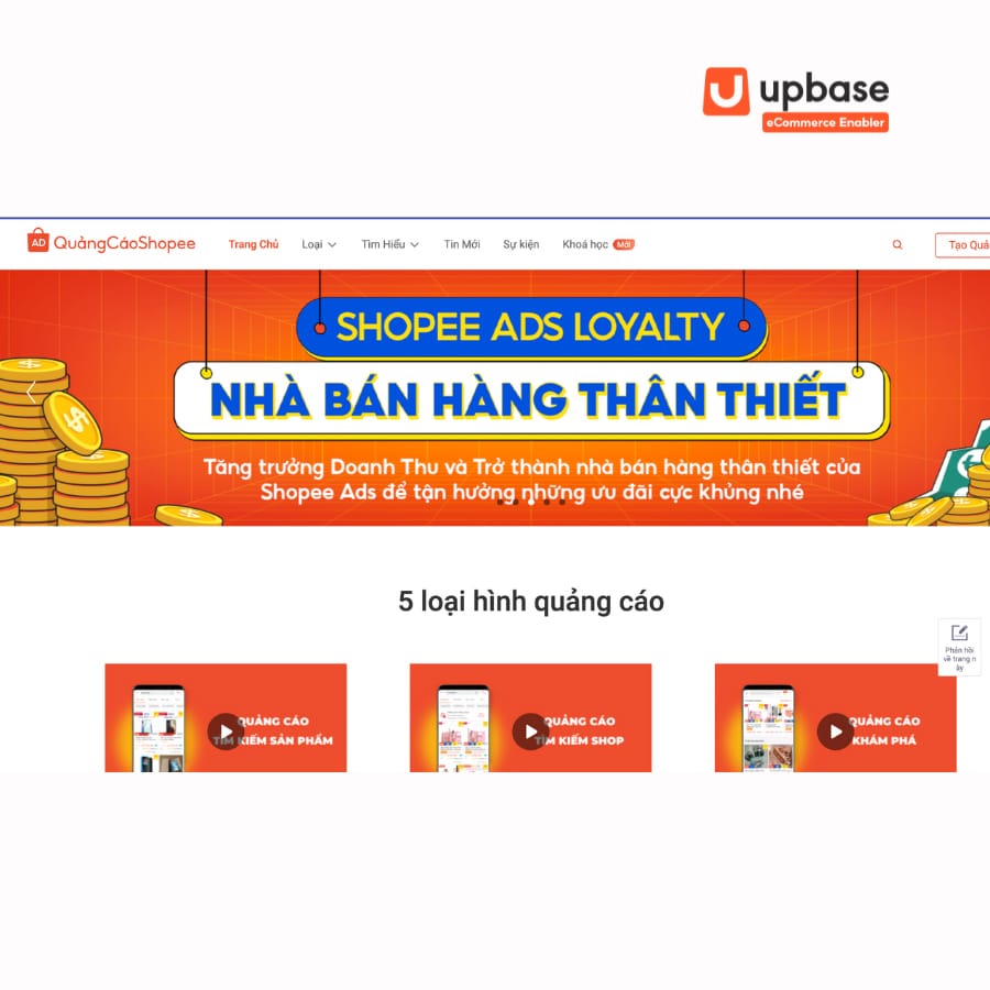 Cách đấu thầu từ khóa Shopee