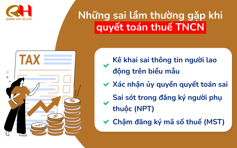 Những sai lầm thường gặp khi quyết toán thuế TNCN