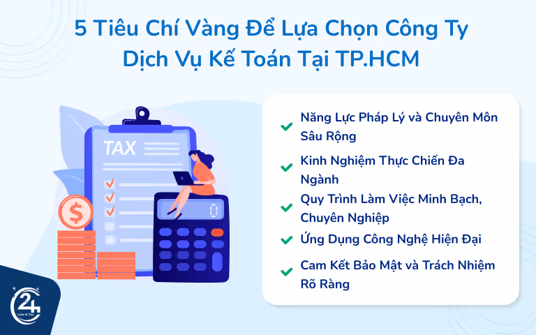 Tiêu Chí Vàng Để Lựa Chọn Công Ty Dịch Vụ Kế Toán