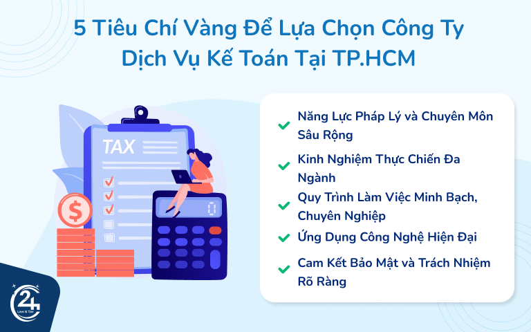 Tiêu Chí Vàng Để Lựa Chọn Công Ty Dịch Vụ Kế Toán