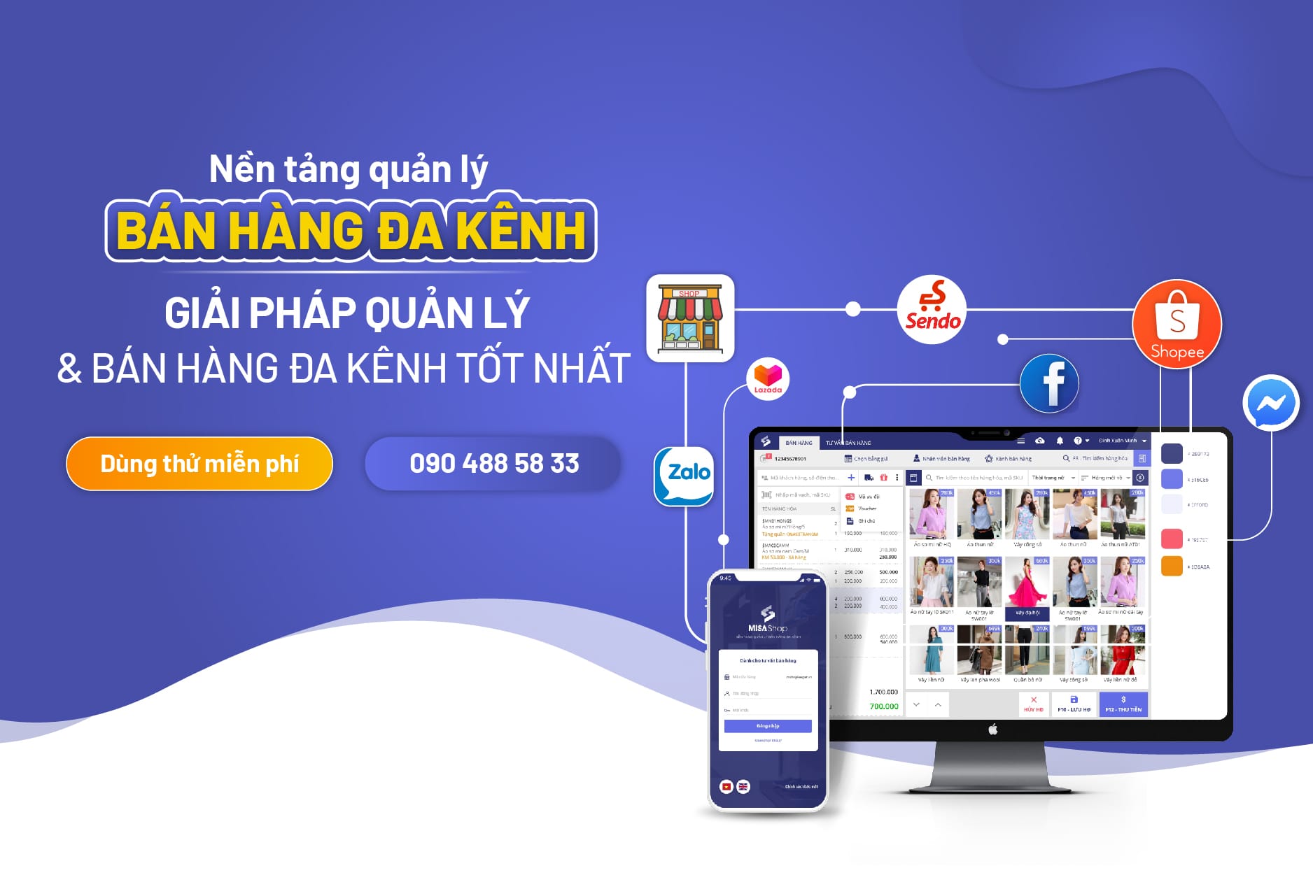 MISA - Phần mềm quản lý bán hàng đa kênh