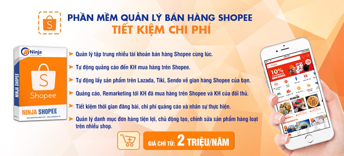 Phần mềm Ninja Shopee