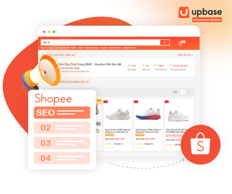 SEO Shopee của UpBase gồm những gì?