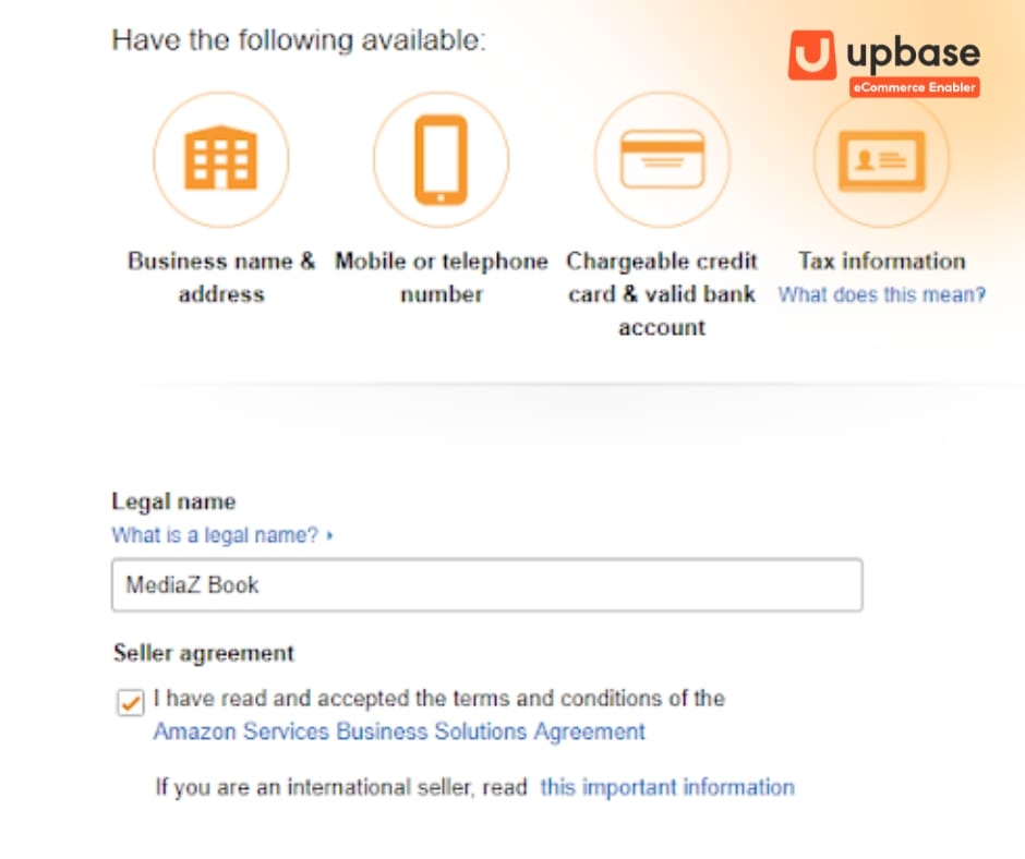 Lựa chọn legal name