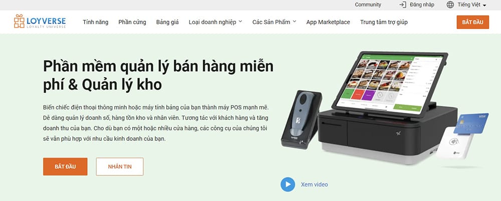 Chương trình Loyverse POS