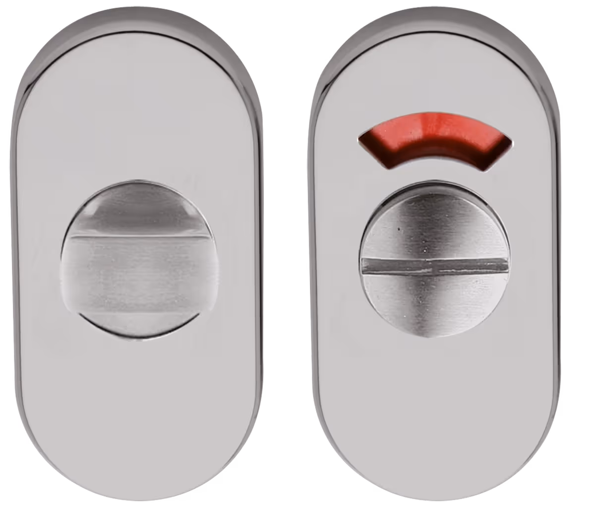 Rosetta quadra con nottolino wc e segnalatore