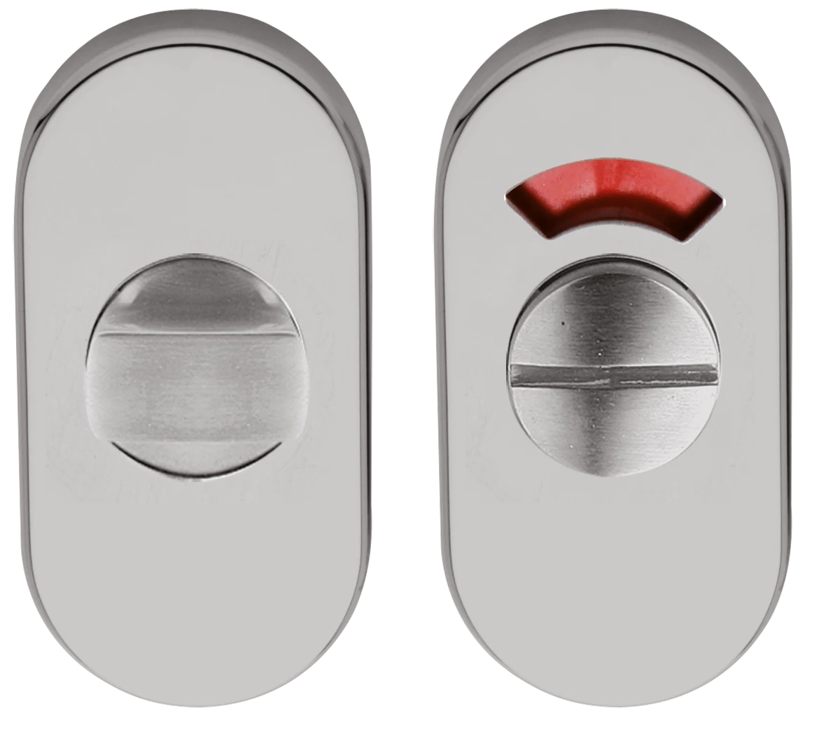 Rosetta quadra con nottolino wc e segnalatore