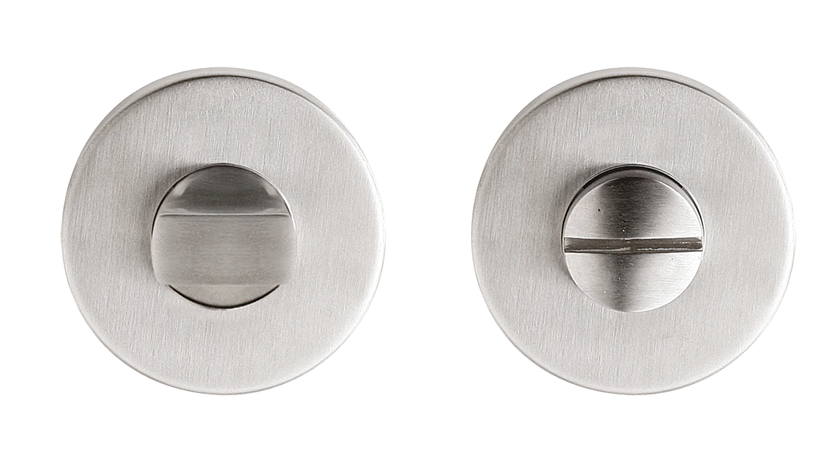 Rosetta tonda con nottolino wc