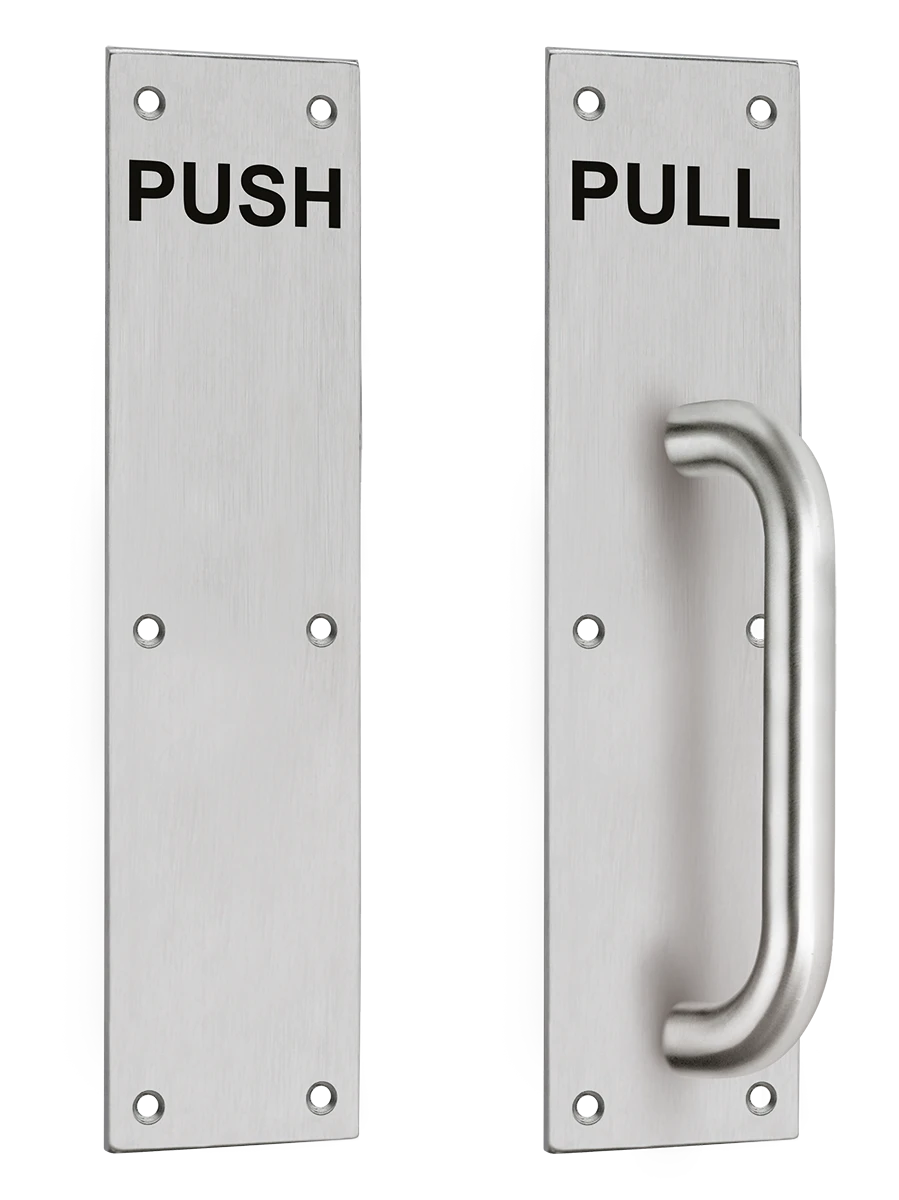 Coppia placche push / pull