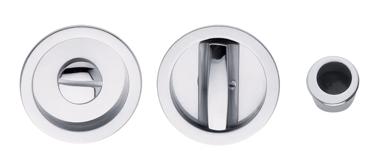 Paio nicchie foro WC con nottolino ribassato e trascinatore