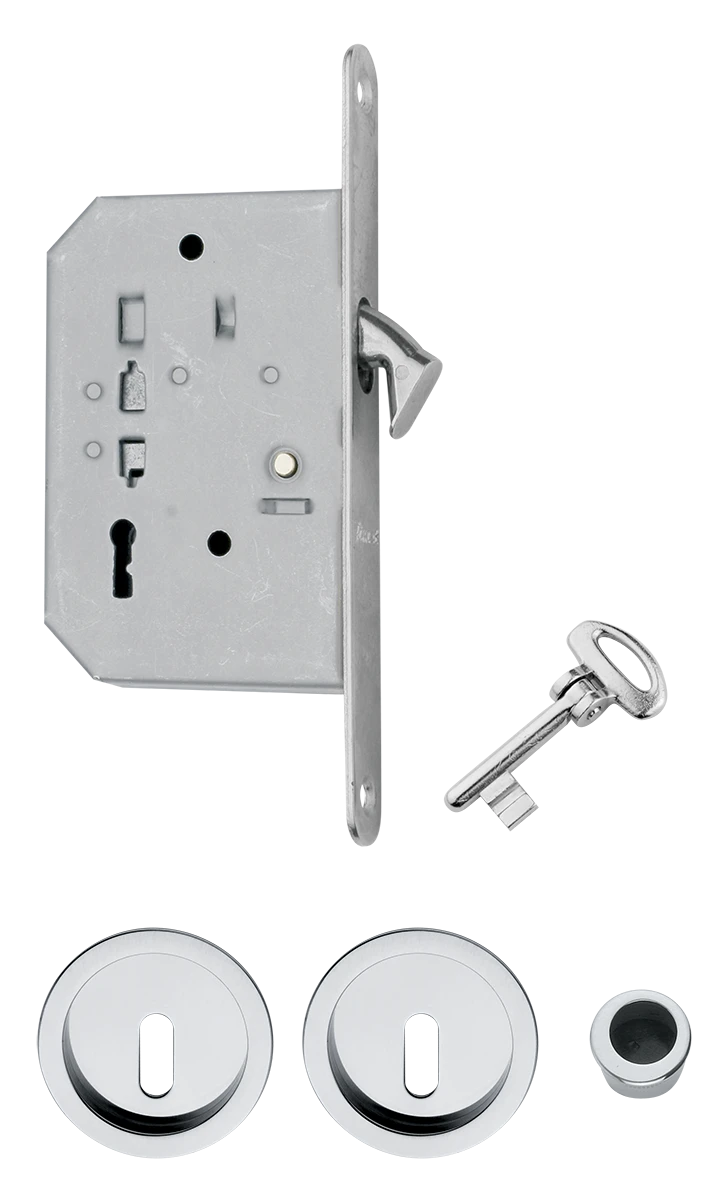 Paio nicchie foro chiave con trascinatore, con serratura chiave e chiave