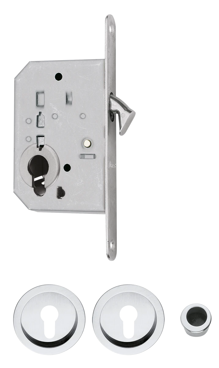 Paire de niches à trou Yale avec entraîneur, avec serrure à cylindre