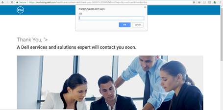 Finding Vulnerability in Dell Webpagex