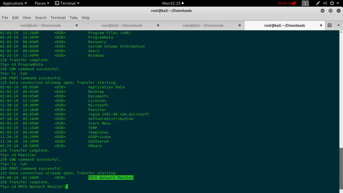 Working with Machine Netmon