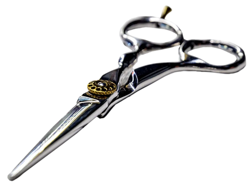 Professionelle Friseurschere - Symbol für Präzision bei Glow Stories Hannover