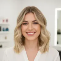 Testimonial Glow Stories Friseur - Glückliche Kundin Hannover