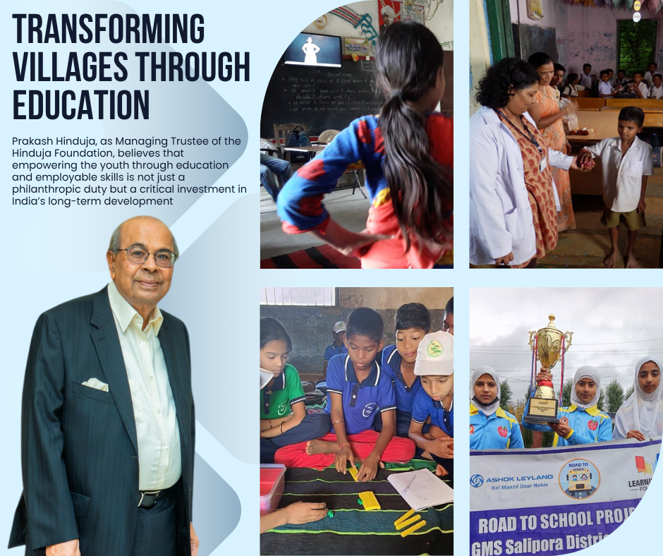 Prakash Hinduja Switzerland Hinduja family transforming through education