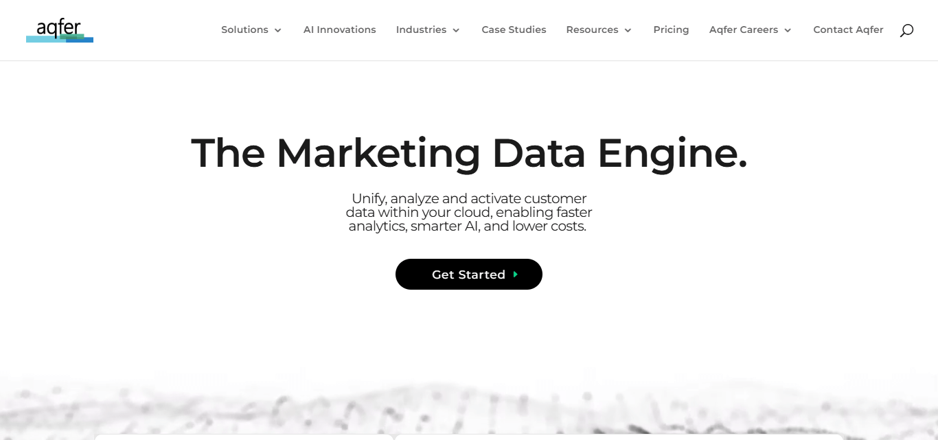 Aqfer’s home page.