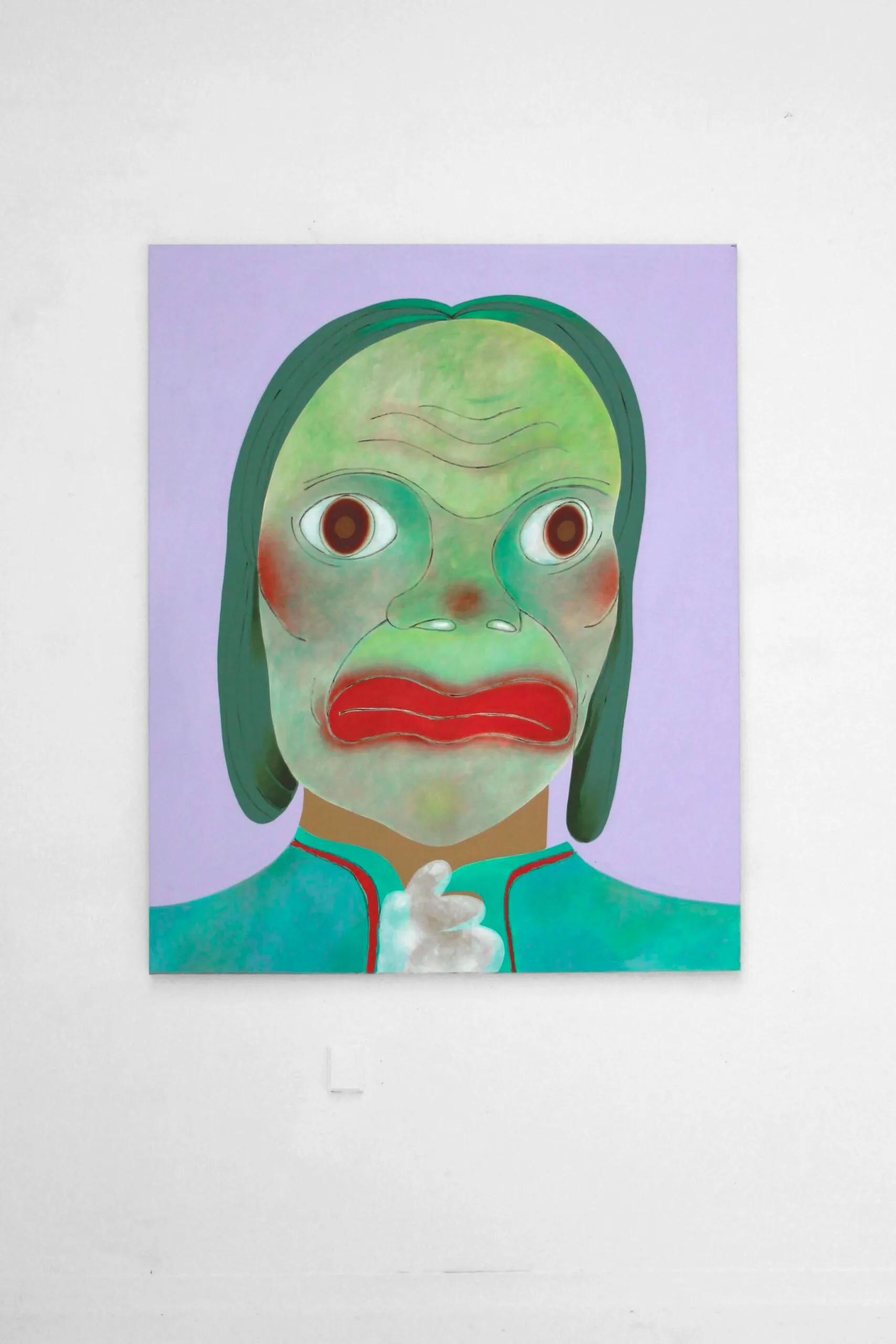 oil and acrylic on canvas, 160 × 130cm 
