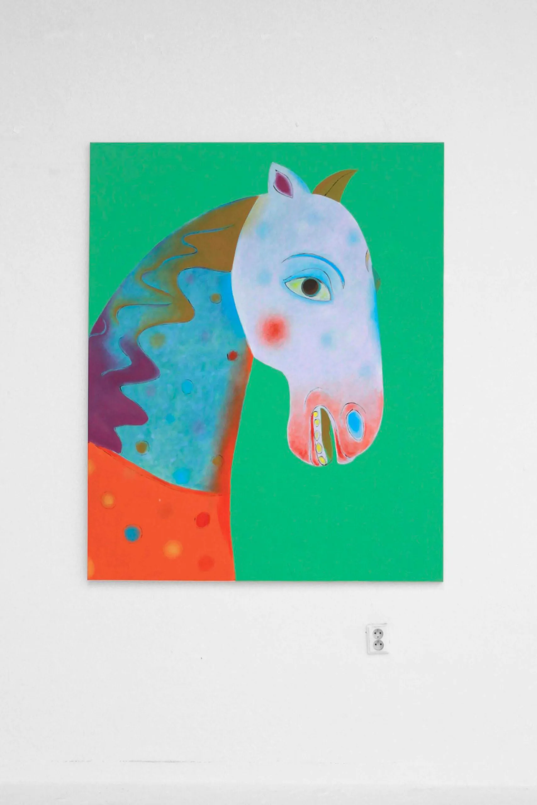 oil and acrylic on canvas, 160 × 130cm